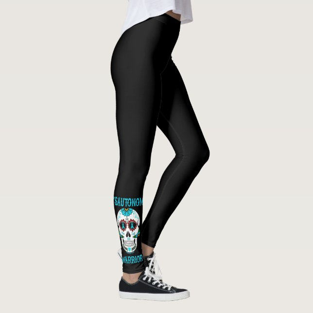 Leggings Calavera/Guerrero...Disautonomía (Derecha)