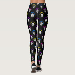 Leggings Calavera Skulls Pop Art Style
