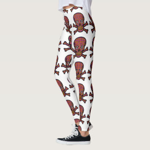 Leggings Calavera Y Huesos