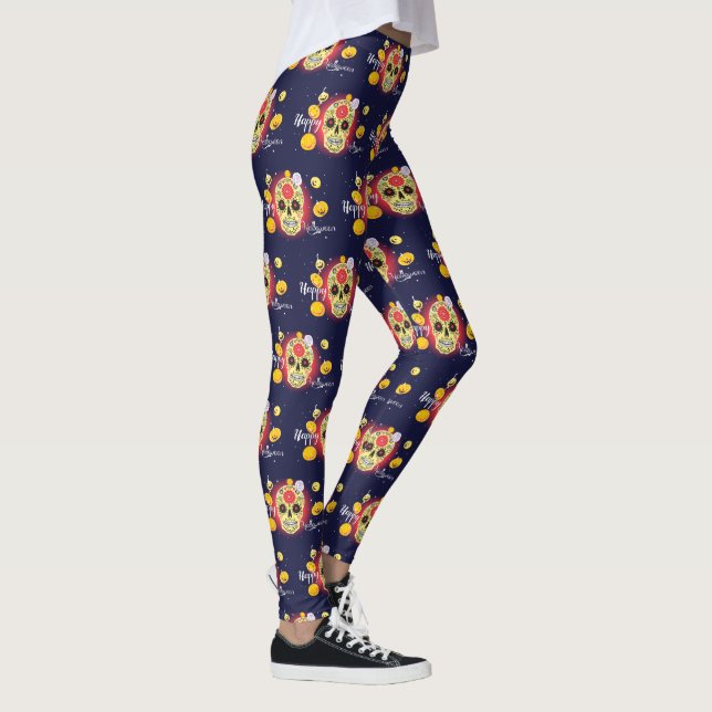 Leggings Calaveras de Halloween (Derecha)
