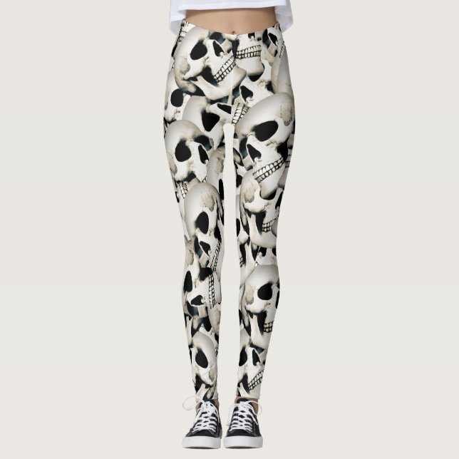 Leggings Calaveras rusticas estampadas (Anverso)