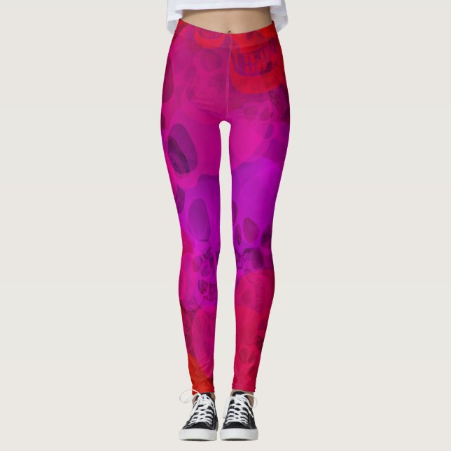 Leggings Calaveras sangrientas (Anverso)