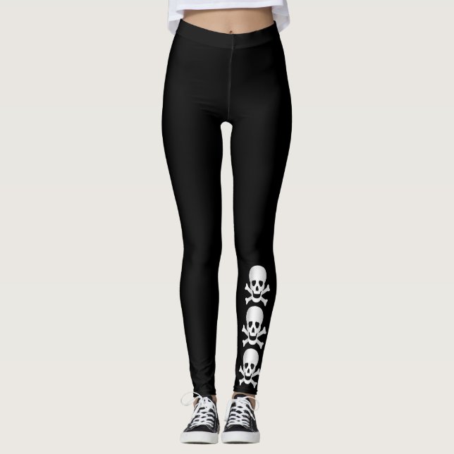 Leggings Calaveras Y Huesos (Anverso)