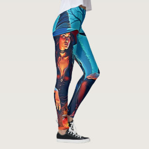 Leggings Caldero embrujado de brujas místicas