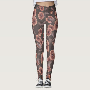 Leggings Cali conserva una impresión muy grande en gris y