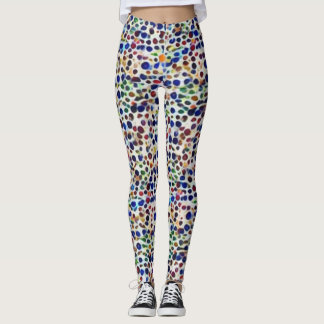 Leggings cálido sunmercolfulx vibrante doodle patrón de art