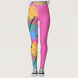 Leggings calientes de ajedrez de los años 90