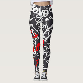Leggings Caligrafía Ama las legiones de yoga