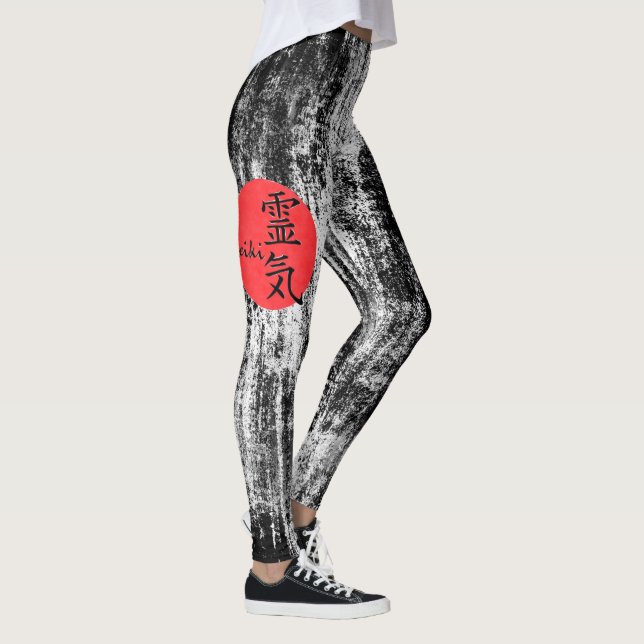Leggings Caligrafía y Palabra Reiki 1 (Derecha)