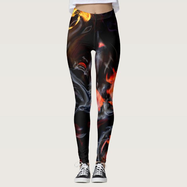 Leggings Calor y humo de tabaco (Anverso)