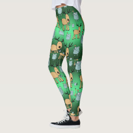 Leggings Calzas de animales de vacaciones, Navidades ecológ