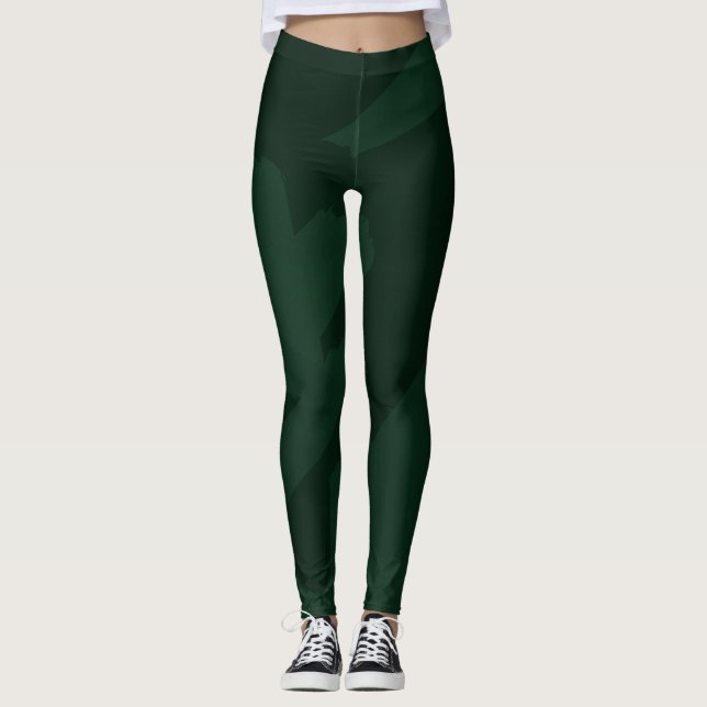 Leggings Camaleón lindo verde (Anverso)