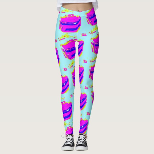 Leggings Camaro rosado ZL1 (Anverso)