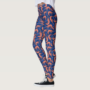 Leggings Camarón lanza mar de coral burbuja marina náutic