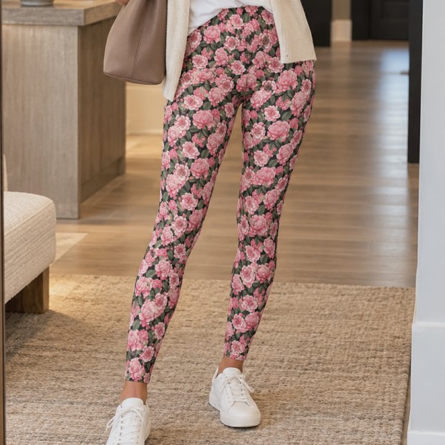 Leggings Camelia Rosa Pastel (Subido por el creador)