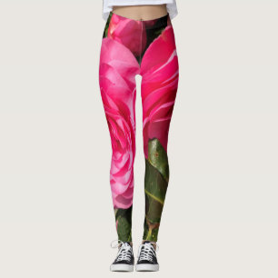 Leggings Camellia rosa