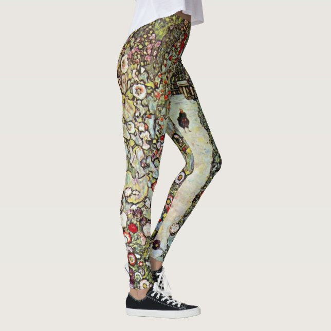 Leggings Camino de jardín con pollos, Gustav Klimt, Art Nou (Derecha)