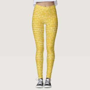 Leggings Camino de ladrillo - Amarillo y transparente