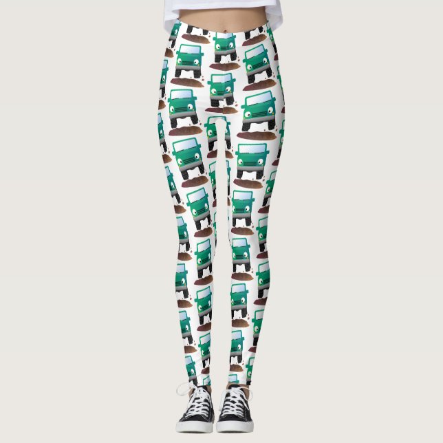 Leggings Camión de personalizado de vehículos 4X4 fuera de  (Anverso)