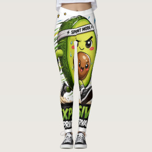 Leggings Camiseta de Fitness para Corredor de Avocado en Mo