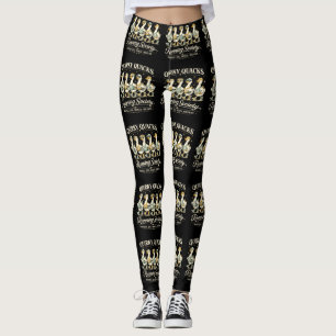 Leggings Camiseta divertida de la Sociedad de Corredores Qu