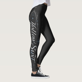 Leggings Camiseta Gráfica de Caligrafía Celestial del Vacío