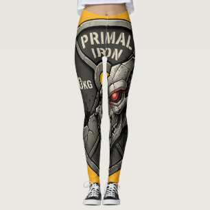 Leggings Camiseta gráfica de placa de peso de gimnasio de l