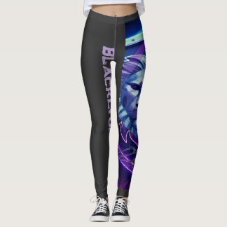 Leggings Camiseta Royal negro Lyon 53