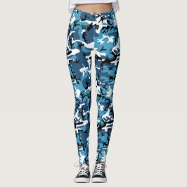 Leggings Camo azul