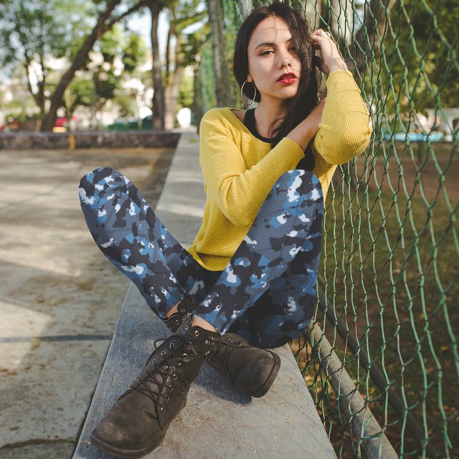 Leggings camo azul (Subido por el creador)