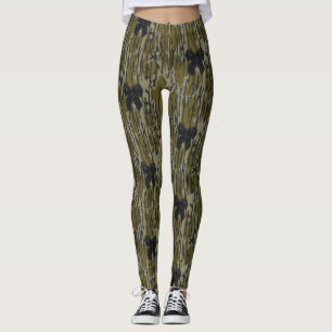 Leggings Camo de Bottomland Cinta de vaca linda para mujere