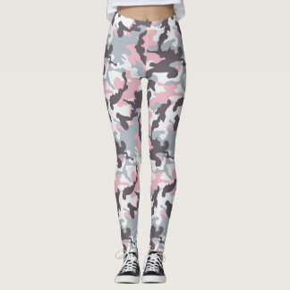 Leggings Camo deportivo rosado - Piernas