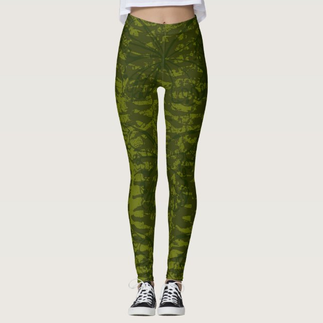Leggings camo farfalla (Anverso)