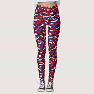 Leggings Camo patriótico