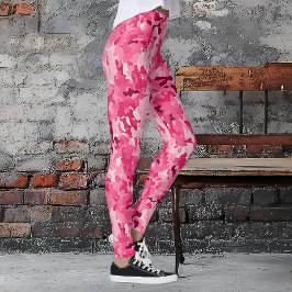 Leggings Camo rosa