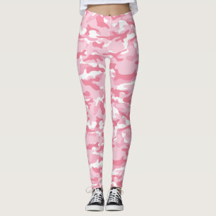 Leggings Camo rosa claro