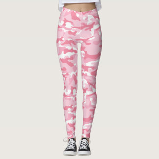 Leggings Camo rosa claro