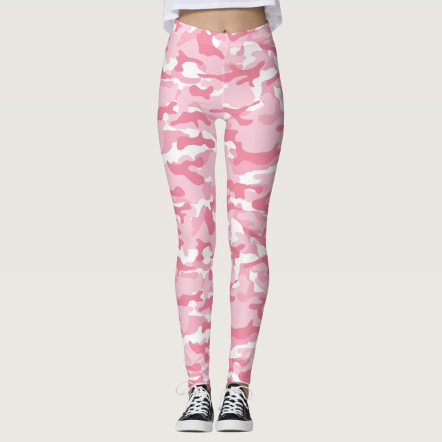 Leggings Camo rosa claro (Anverso)