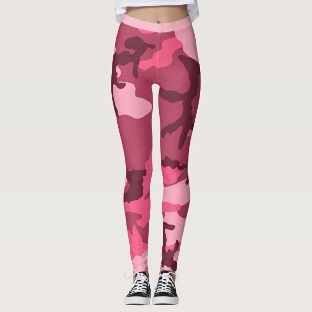 Leggings Camo urbano rosado (Anverso)
