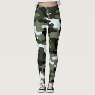 Leggings Camo verde militar