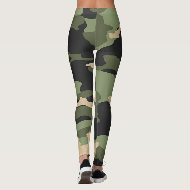 Leggings Camou verde (Reverso)