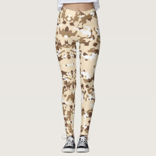 Leggings Camouflage Desert Army - Power yoga Ir