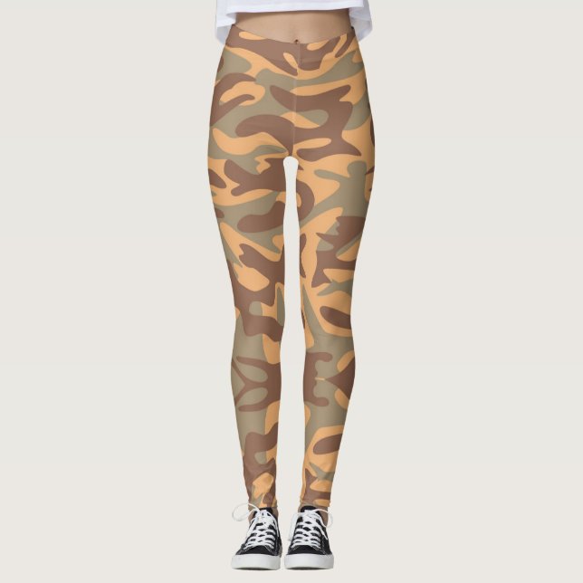Leggings Camouflage Desert Army - Power yoga Ir (Anverso)