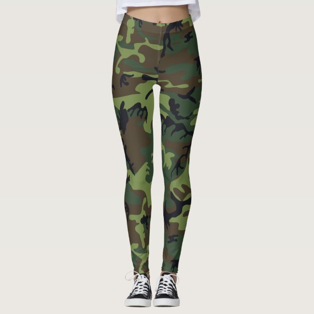 Leggings Camouflage Green (Anverso)