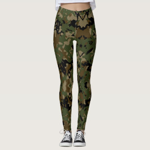 Leggings Camouflage Jah Army - Power yoga Ir