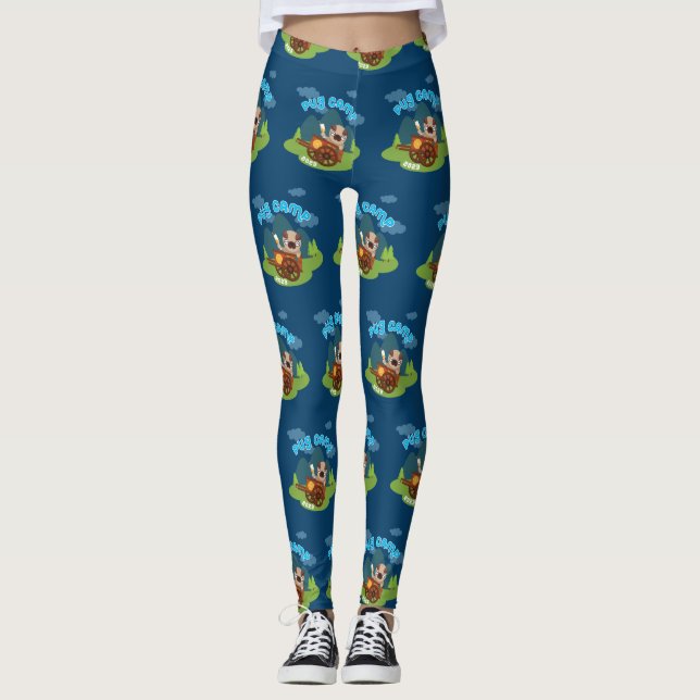 Leggings Campamento Pug 2023 (Anverso)