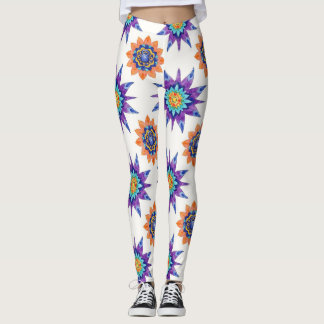 Leggings Campanas de Kettle Mandalas Florales Patrón Contin
