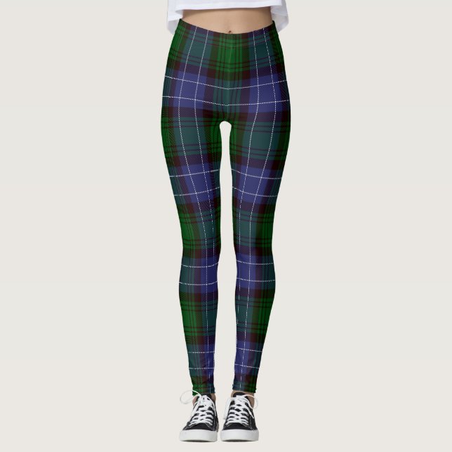 Leggings Campbell Tartan Green Plaid (Anverso)