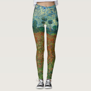 Leggings Campo de amapola - Vincent van Gogh