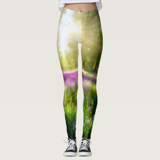 Leggings Campo De Lavanda